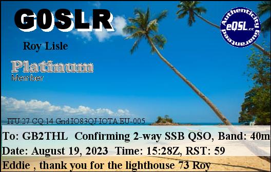 eQSL Card 7