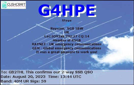 eQSL Card 8