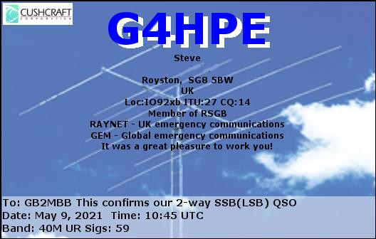eQSL Card 5
