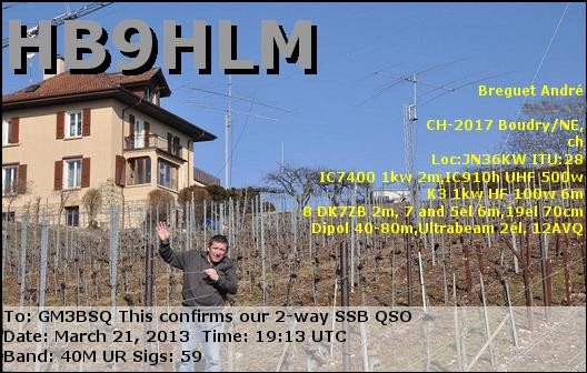 eQSL Card 9